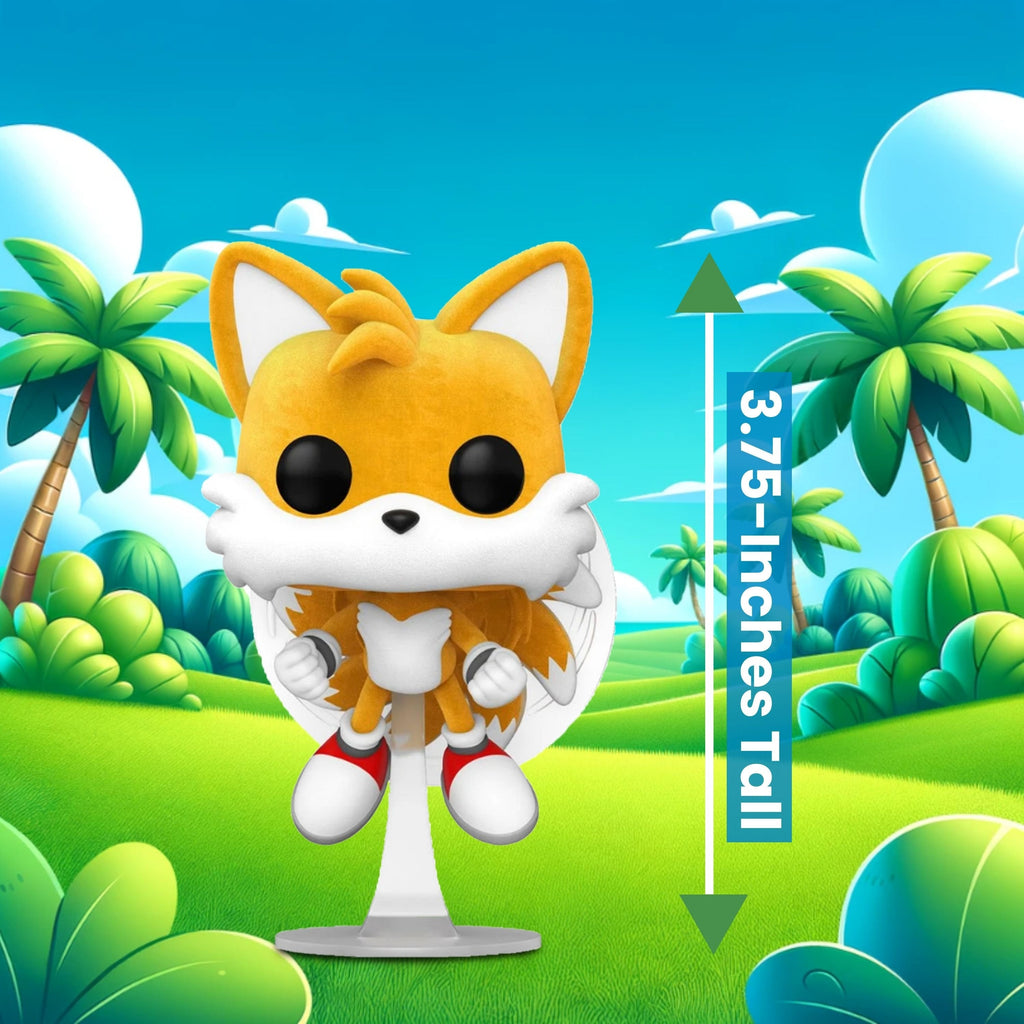 Tails Funko Pop! Games Sonic The Hedgehog - Specialty Series Exclusive - Chase Limited Edition Vinyl Figure #978 with Display Box Protector Case