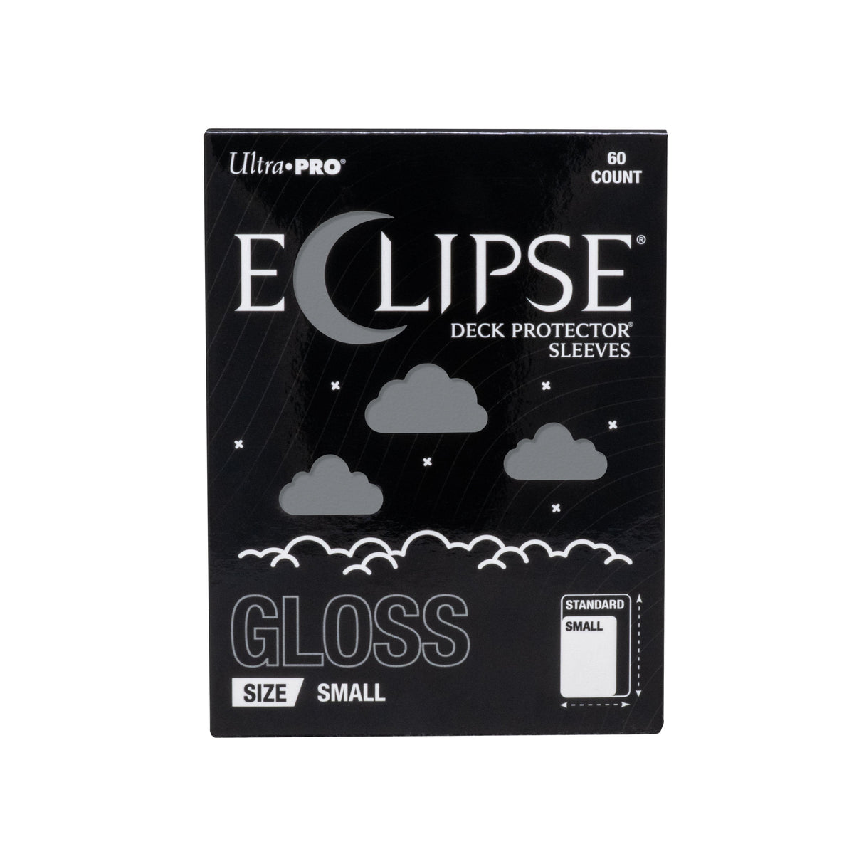 Ultra PRO Eclipse Gloss Small Deck Protector Sleeves Smoke Grey 60CT – Premium TCG Trading Card Sleeves for Collectible Card Games, Fully Opaque Card Protection (PRE-ORDER AUGUST)