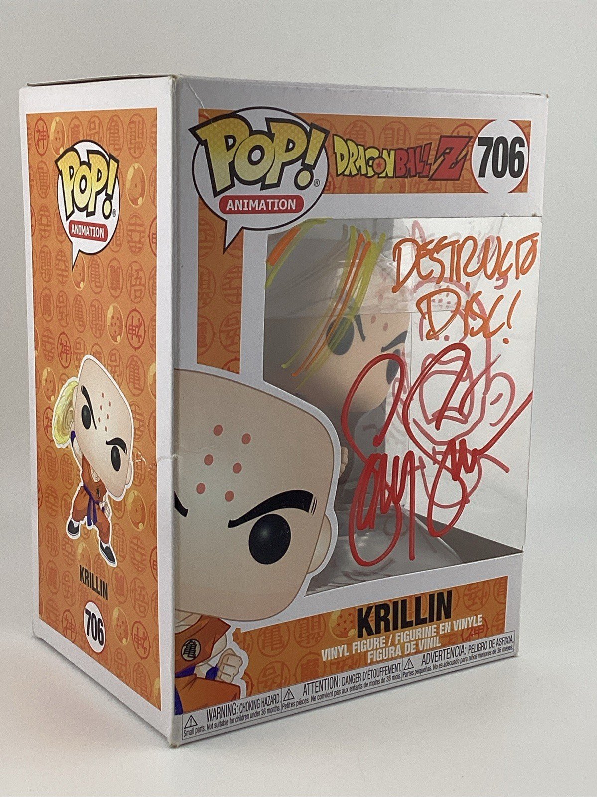 Funko Pop! Vinyl: Dragon Ball - Krillin with Destructo Disc #706