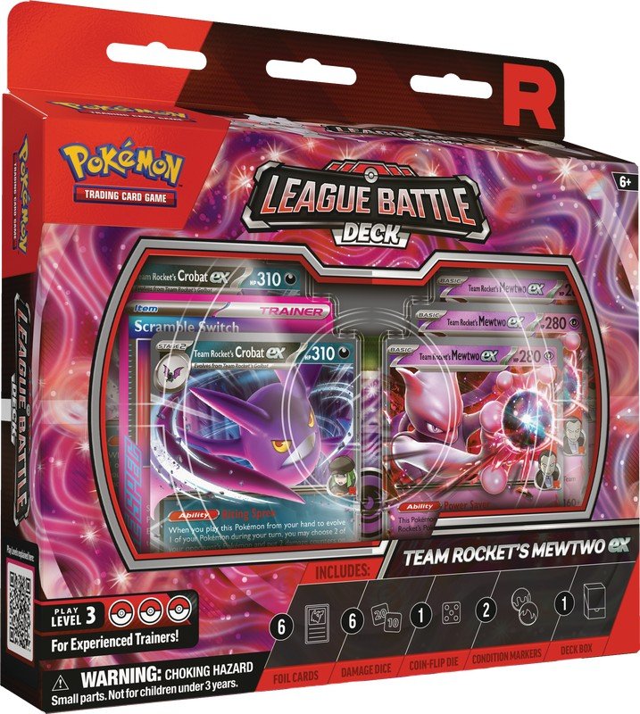 Pokemon TCG Team Rocket's Mewtwo ex League Battle Deck