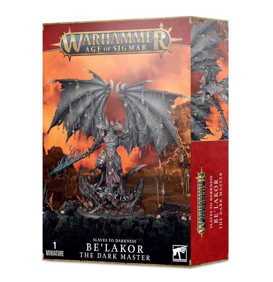 Warhammer Age of Sigmar Be’lakor The Dark Master Miniature Model Kit – Chaos Daemon Prince Collectible Figure for Warhammer Age of Sigmar & Warhammer 40,000
