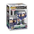 Steve Largent (Home) #328 Funko Pop! Football NFL Seattle Seahawks - Approx. 4" Collectible Vinyl Figure Bundled with Display Box Protector Case