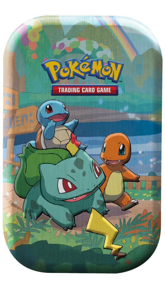 Pokemon TCG 25th Celebrations Mini Tin with Booster Packs and Collectible Storage Tin
