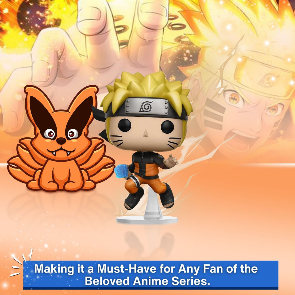Naruto with Rasengan Funko Pop! Animation: Shonen Jump Naruto Shippuden - Approx. 3 3/4" Collectible Vinyl Figure #181 with Display Box Protector Case