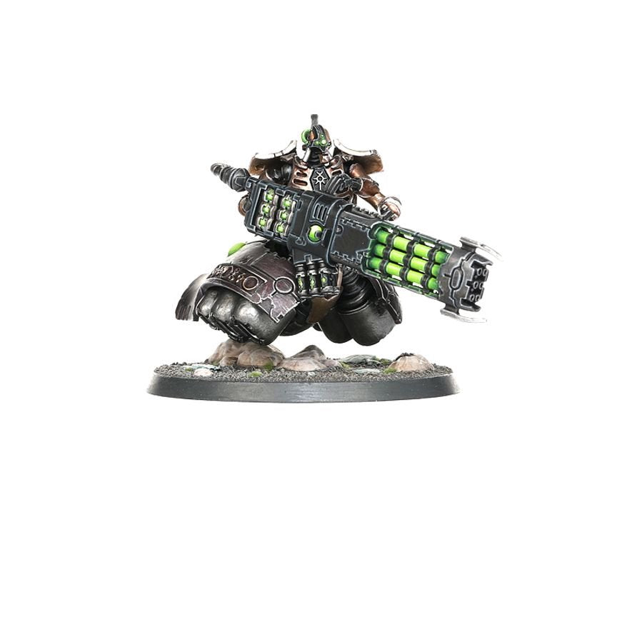 Warhammer 40,000 Necrons Lokhust Heavy Destroyer Push-Fit Miniature Model Kit with Gauss Destructor or Enmitic Exterminator, 60mm Base, Warhammer 40K Necron Army Unit