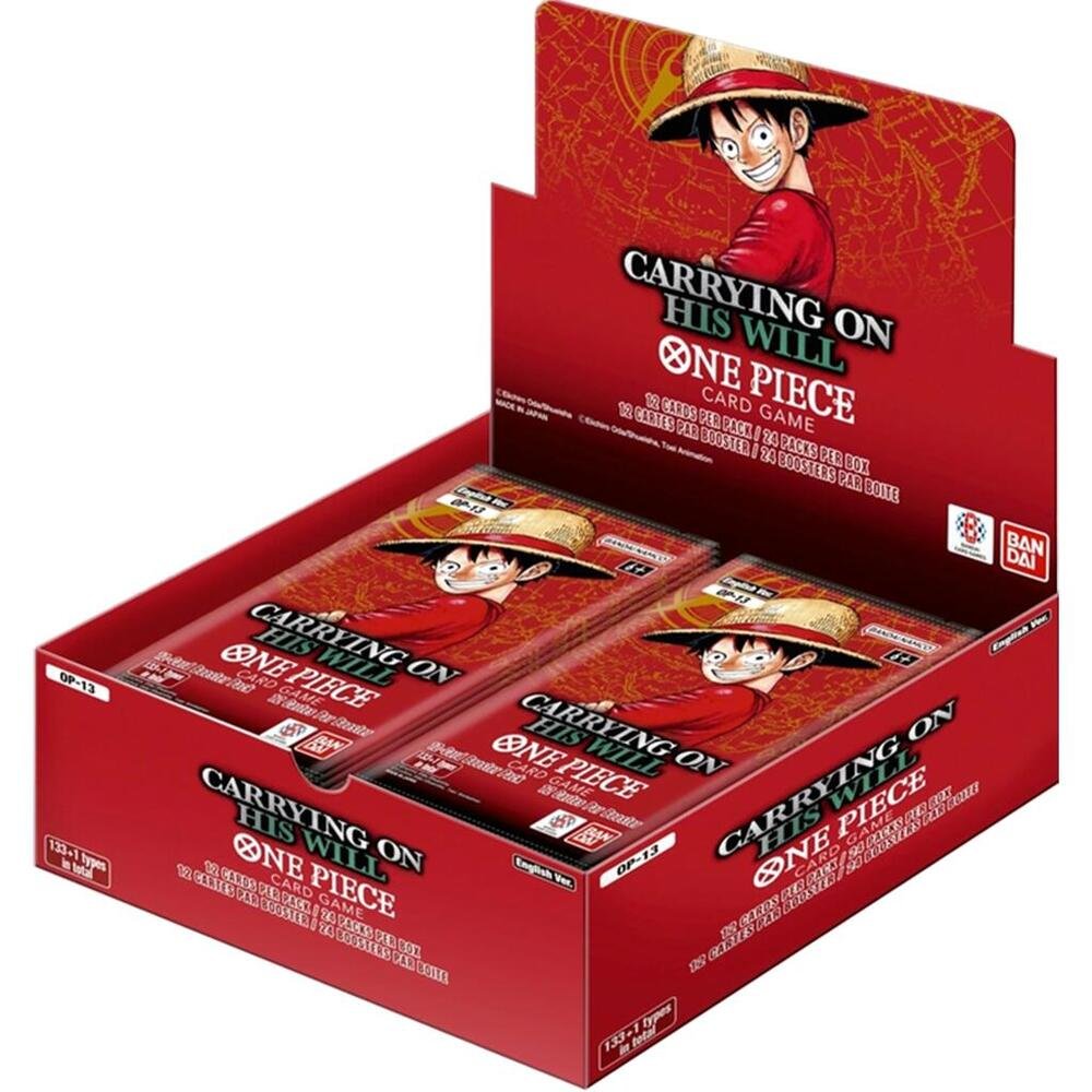 One Piece TCG OP-13 Carrying On His Will Booster Box English Edition Trading Card Game