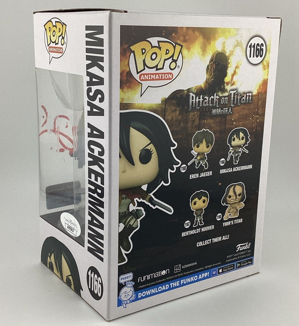 Funko Pop! Vinyl: Attack on Titan - Mikasa Ackerman Signed Trina N. #1166