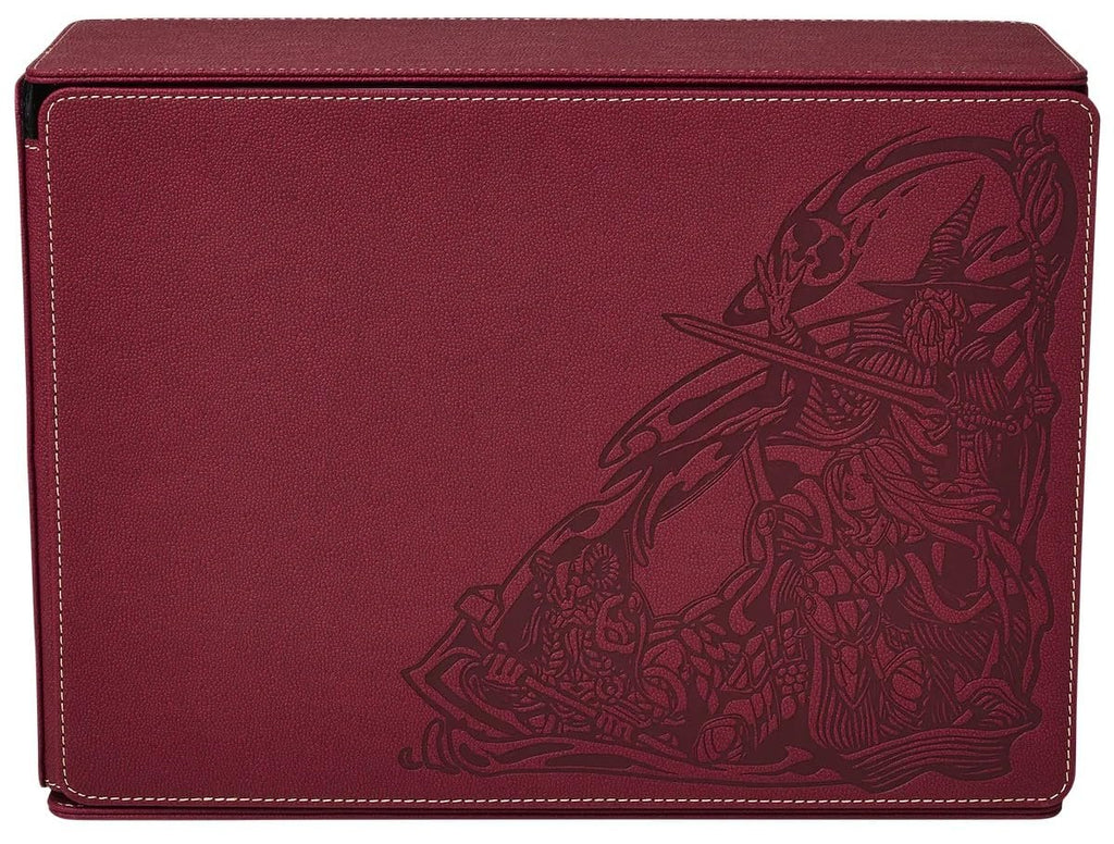 Dragon Shield Role Playing Game Master Companion Blood Red – Compatible with Official DND Spell Cards - 6 Foam Trays with Room for a Total of Over 40 Miniatures of Various Sizes