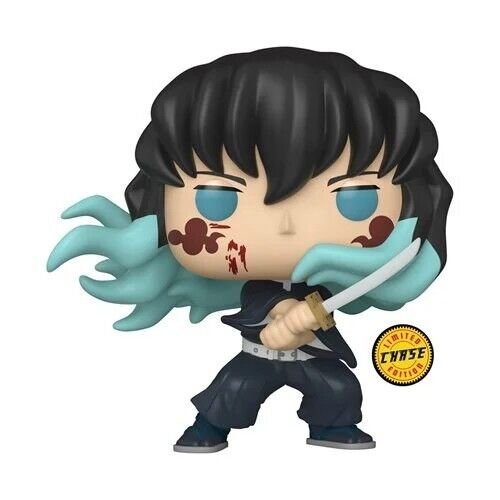 Muichiro Tokito (Attack) Funko Pop! Animation Demon Slayer - Approx. 3 3/4" Chase Limited Edition Collectible Vinyl Figure #1853 with Display Box Protector Case
