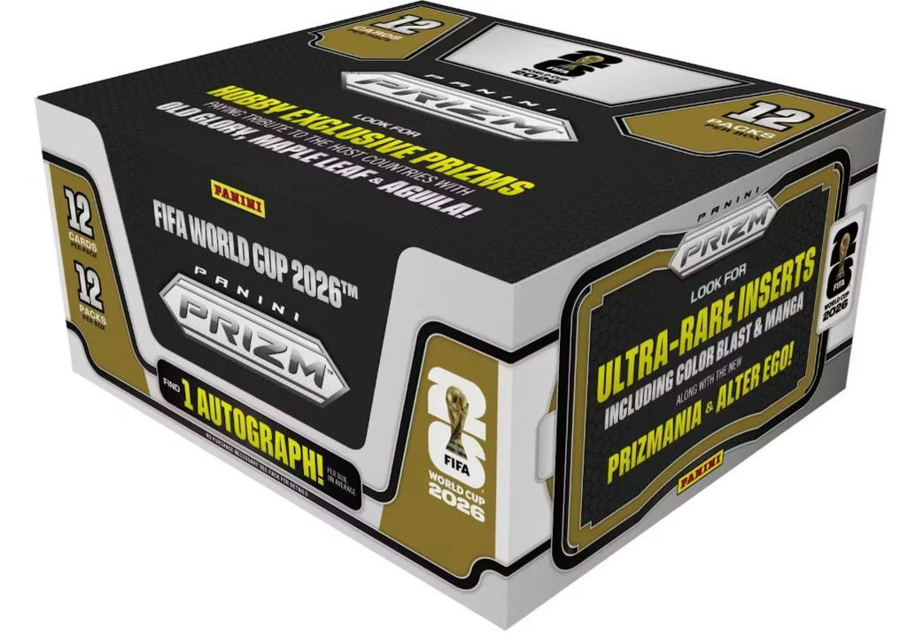 Panini 2026 Prizm FIFA World Cup Hobby Box | FIFA Soccer Trading Cards | Collectible Sports Card Box