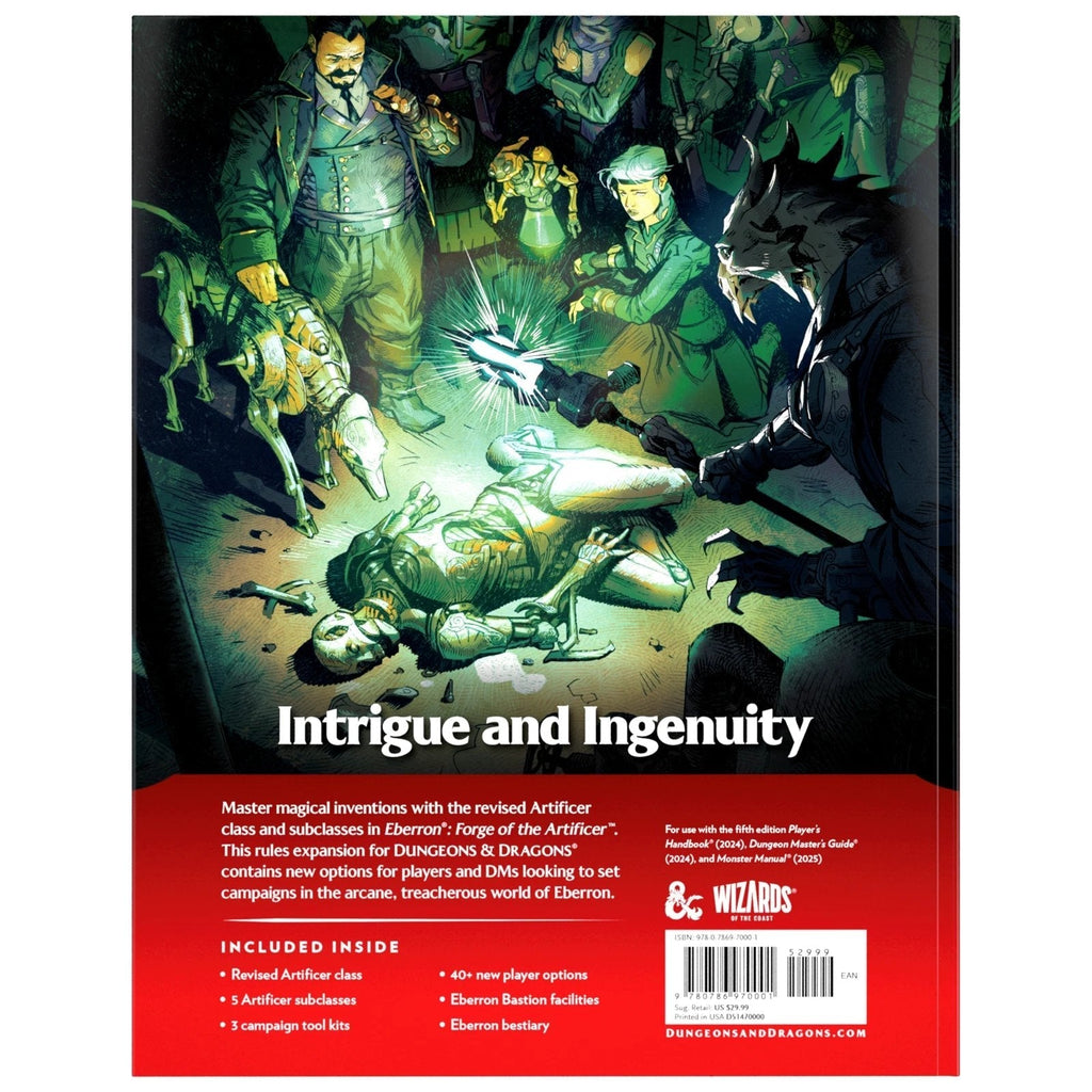 Dungeons and Dragons: Eberron - Forge of the Artificer (Hard Cover)