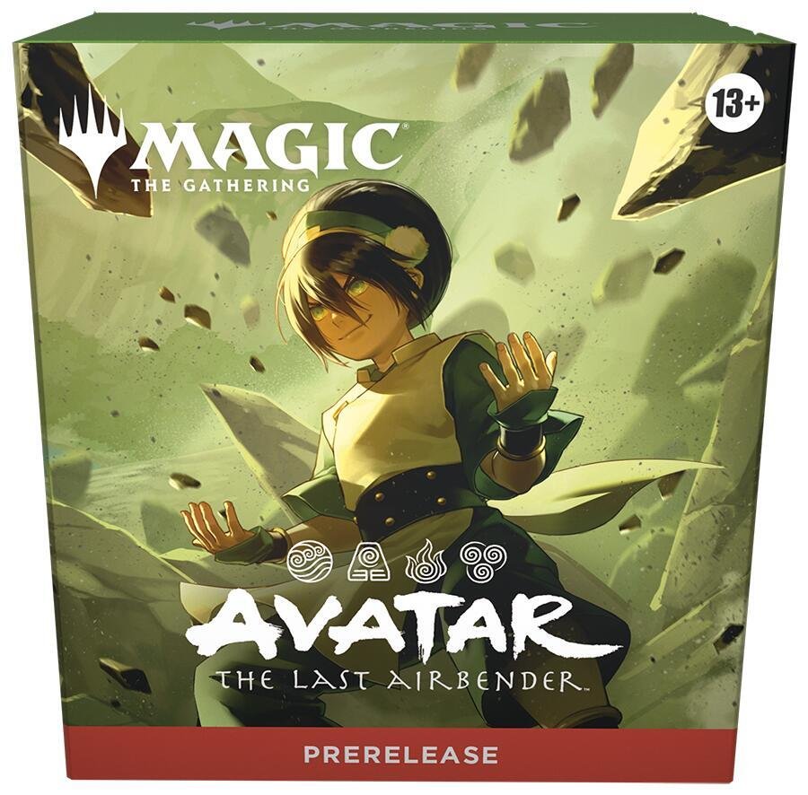 MTG Avatar The Last Airbender Toph Green Prerelease Pack Play Boosters Magic Cards
