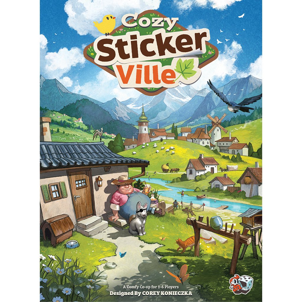 Cozy Stickerville Board Game