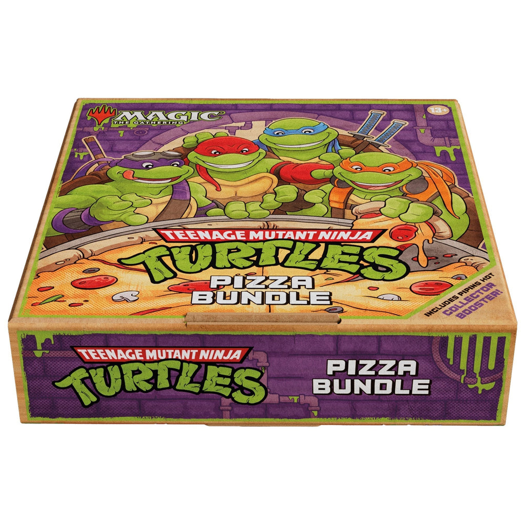 Magic: The Gathering x Teenage Mutant Ninja Turtles Pizza Bundle – Limited Edition Collectible Deck Set for Fans and Players
