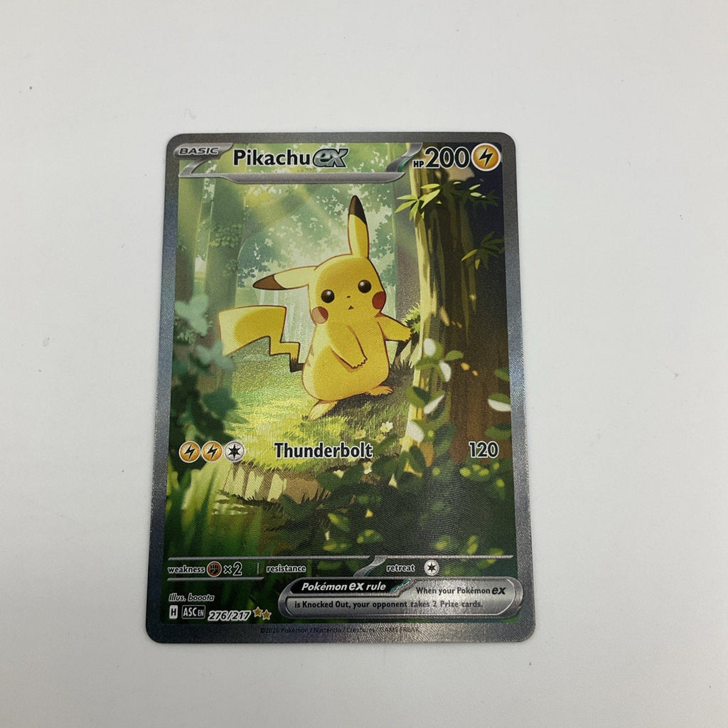 Ascended Heroes Forest Pikachu Ex #276/217 NM SIR Pokemon Card