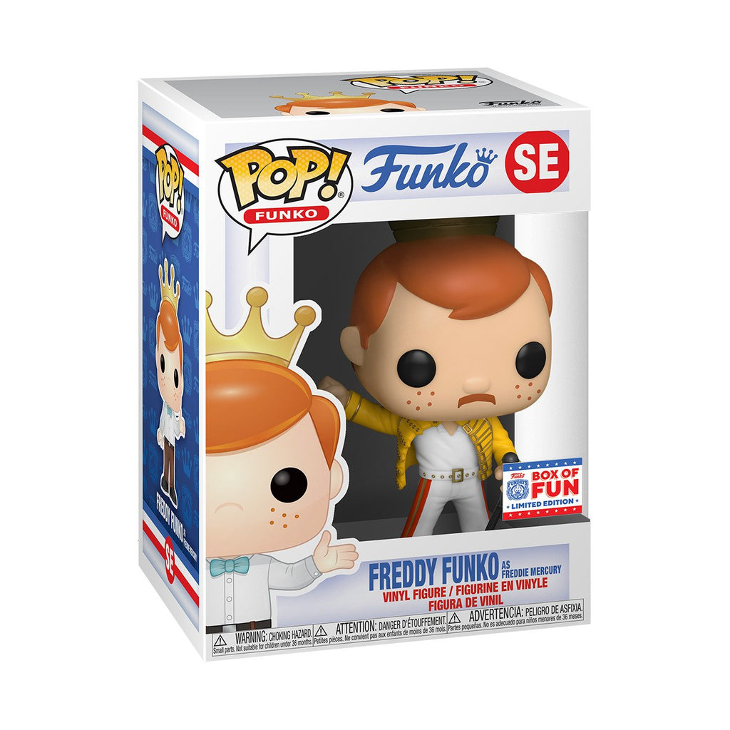 Funko Pop! Vinyl: Freddy Funko - Freddy Funko as Freddie Mercury Box Of Fun SE