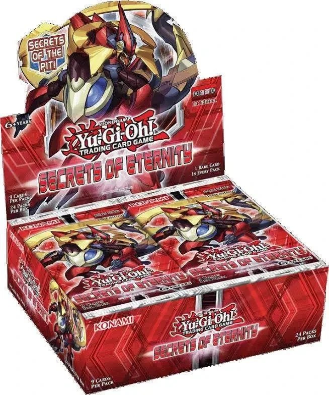 Yu-Gi-Oh! TCG Secrets of Eternity 1st Edition Booster Box – 24 Trading Card Packs