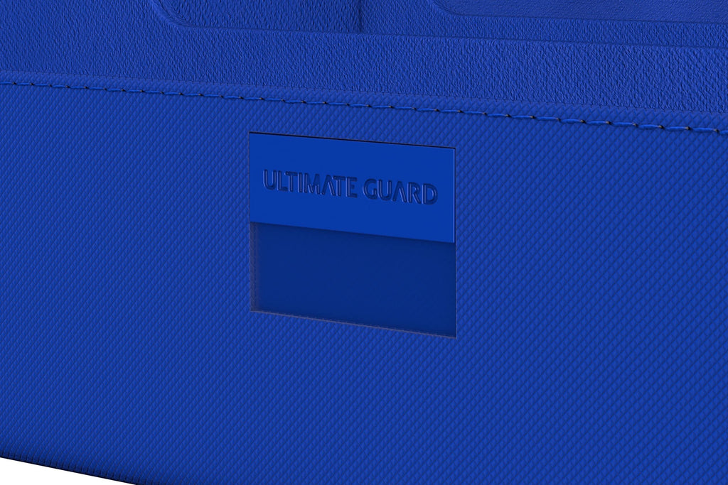 Ultimate Guard Superhive 550+, Deck Case for 550 Double-Sleeved TCG Cards, Blue, Compatible with Boulders, Magnetic Closure & Microfiber Inner Lining
