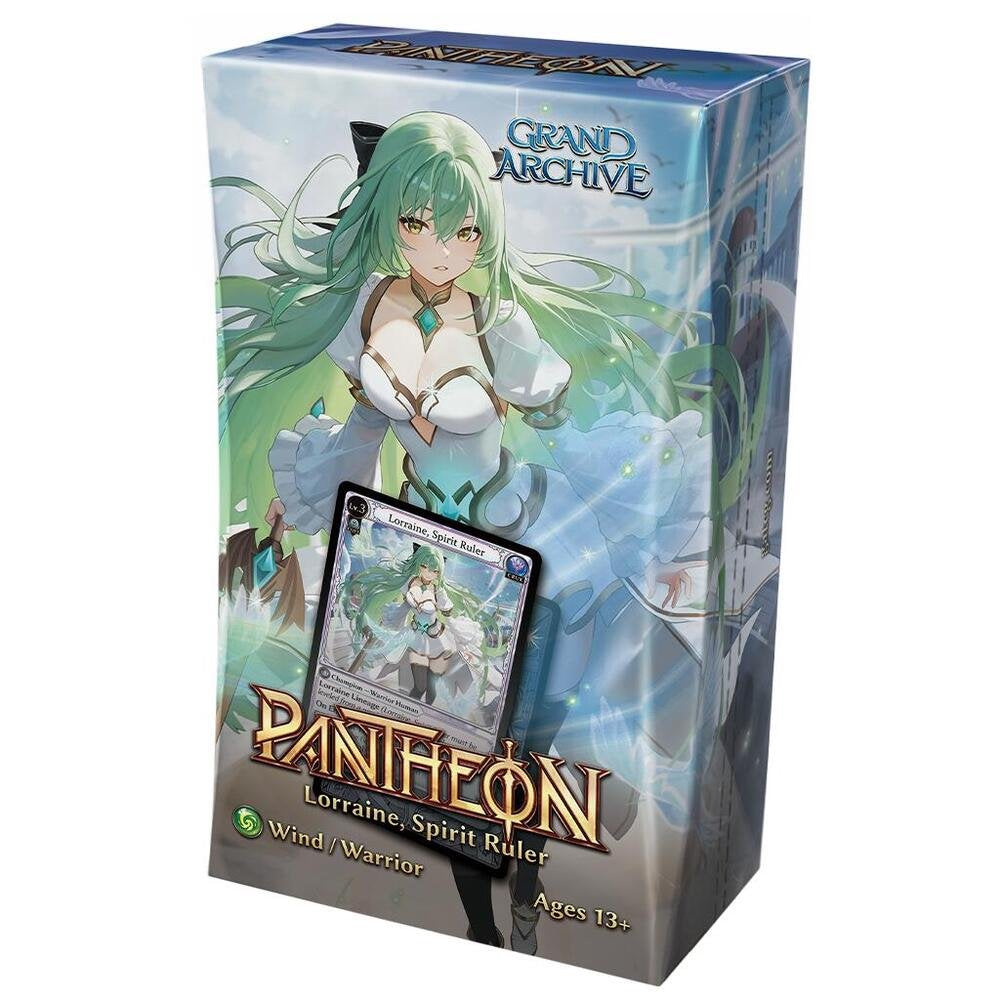 Grand Archive TCG Radiant Origins Pantheon Deck – Lorraine, Spirit Ruler | Pre-Constructed 60-Card Deck with Boon Cards & Foil Card Chance