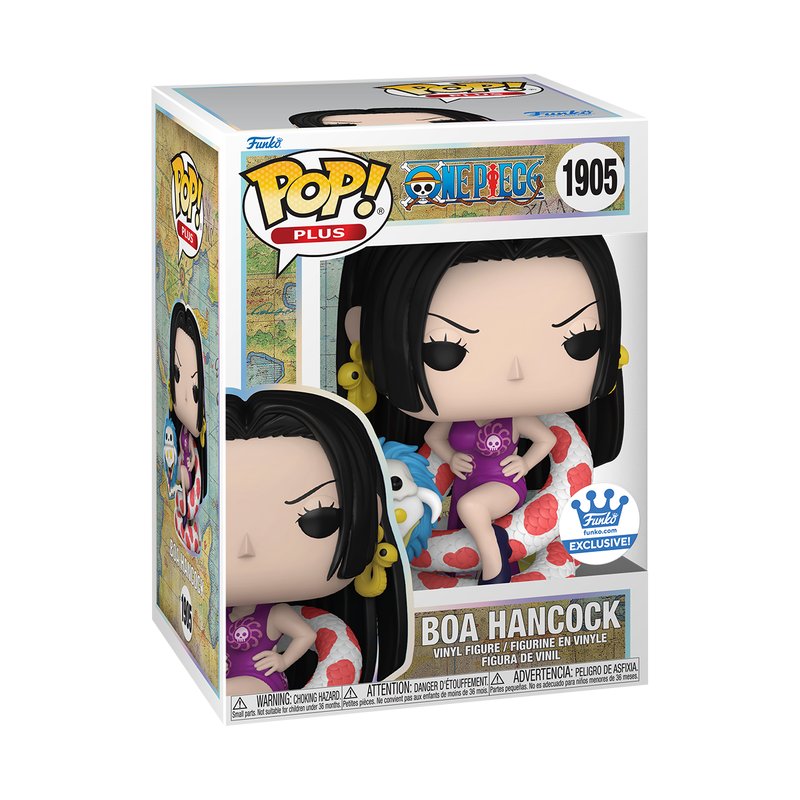 Boa Hancock Funko Pop! Plus One Piece - Approx. 3.85" Collectible Exclusive Vinyl Figure #1905 with Display Box Protector Case