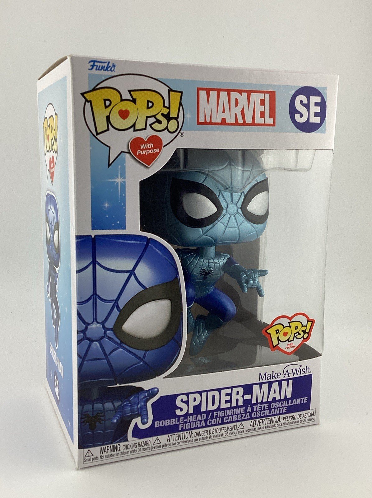 Funko Pop! Vinyl: Marvel - Spider-Man (Metallic) Make A Wish #SE
