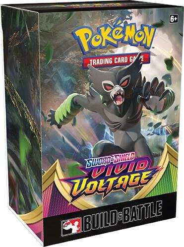 Pokemon TCG Sword & Shield Vivid Voltage Build & Battle Box